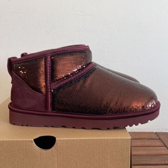 UGG Classic Ultra Mini Mirror Ball in wild grape - Picture 5 of 15